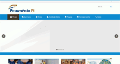 Desktop Screenshot of fecomercio-pi.org.br