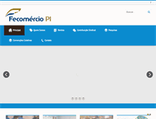 Tablet Screenshot of fecomercio-pi.org.br